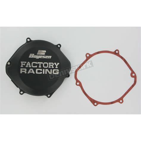 Boyesen Factory Racing Black Clutch Cover CC 02B Dennis Kirk