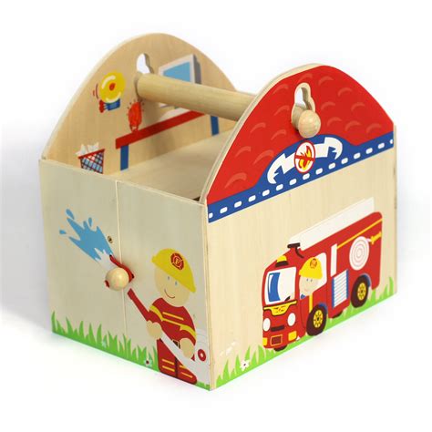 Wooden Emergency Service Playsets | Talking Turtle