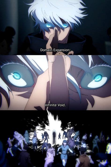 gojo satoru domain expansion gif