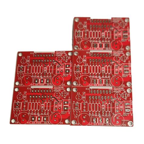 Comprar X Placa Lisa Para Amplificador Ci Tda Tda Tda