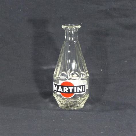 Ancienne Carafe Publicitaire Martini Label Emma S