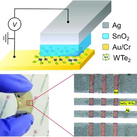 A Schematic Illustration Of The Resistive Switching Devices Composed