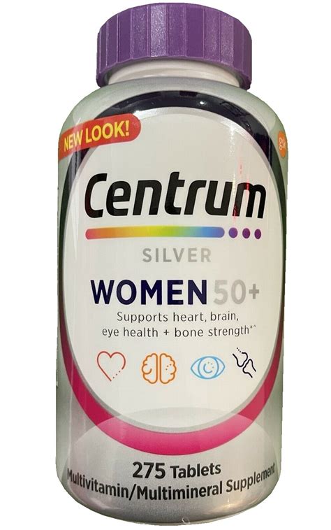 Centrum Silver Women 50 Multivitamin Supplement 275 Count