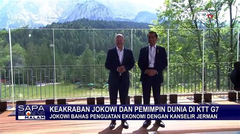 Keakraban Jokowi Pimpinan Dunia Di Ktt G Dipeluk Joe Biden Hingga