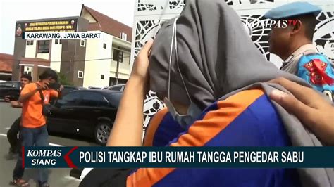 Satnarkoba Polres Karawang Tangkap Ibu Rumah Tangga Pengedar Sabu