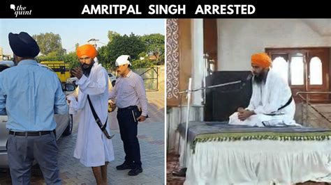 Amritpal Singh Arrest Live Updates Amritpal Singh Arrested In Punjab’s Moga After Month Long