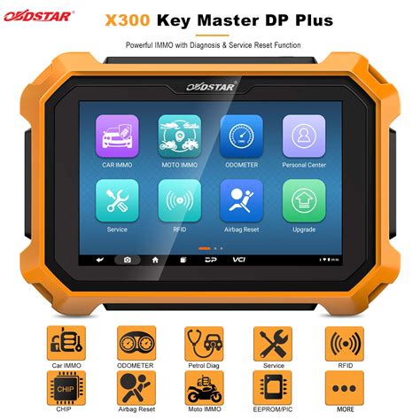 OBDSTAR X300 DP Plus Full Version ECU Clone IMMO Odometer And Diagnosis