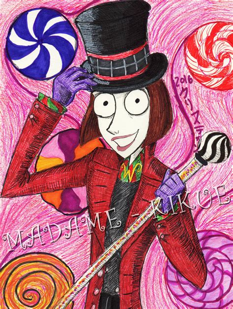 Inktober Willy Wonka By Madame Kikue On Deviantart