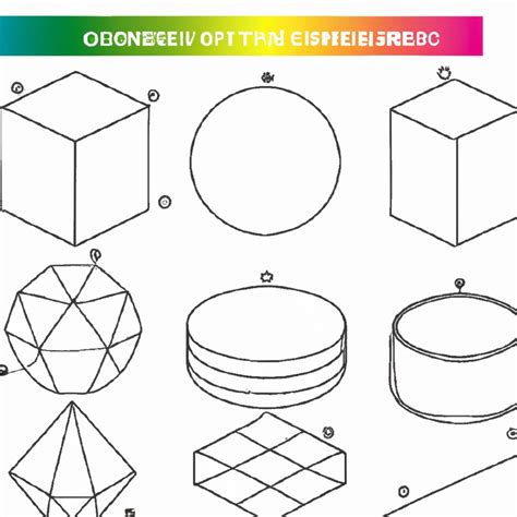 40 Desenhos De Sólidos Geométricos Para Imprimir E Colorir Pintar