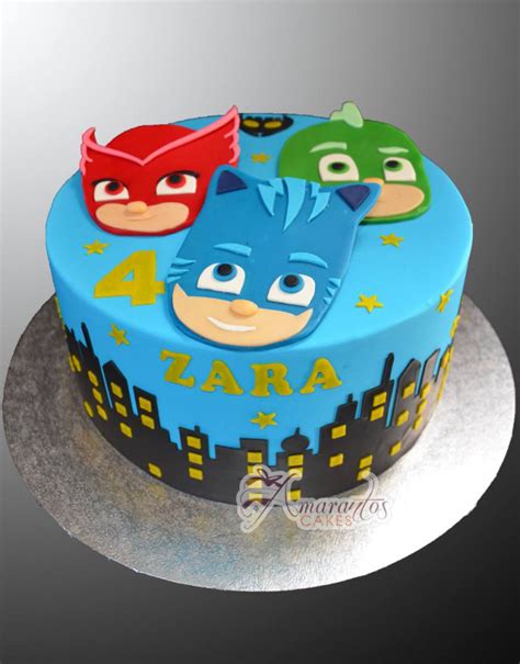 Pj Mask Cake Ideas