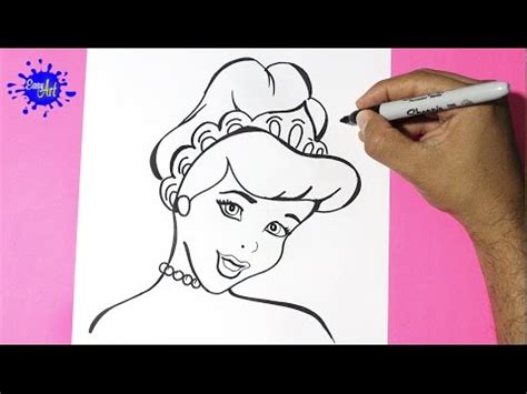 Como Dibujar A Cenicienta De Disney