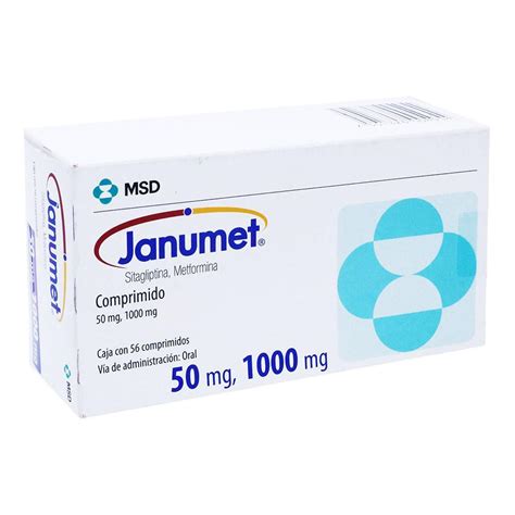 Janumet 50 1000 56 Comprimidos Recubiertos Farmacia El Quimico