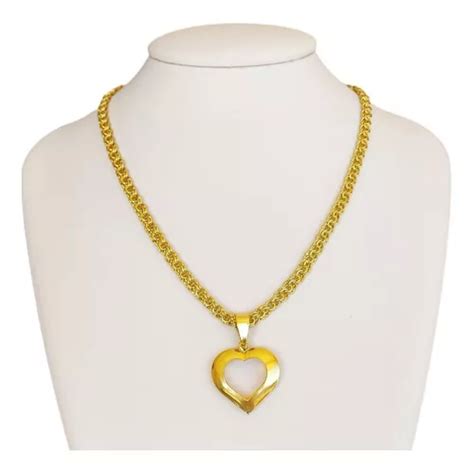 Colar Choker Feminino Moeda Antiga Pingente E Brinde