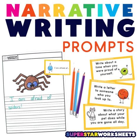 Narrative Writing Prompts - Superstar Worksheets