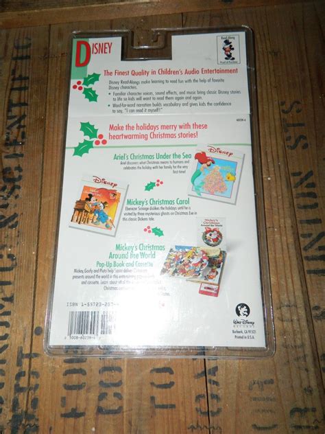 Walt Disney Mickey S Christmas Carol Read Along Book And Cassette Ebay