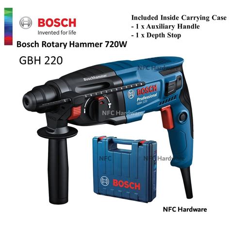 BOSCH GBH 220 Rotary Hammer 720W Lazada