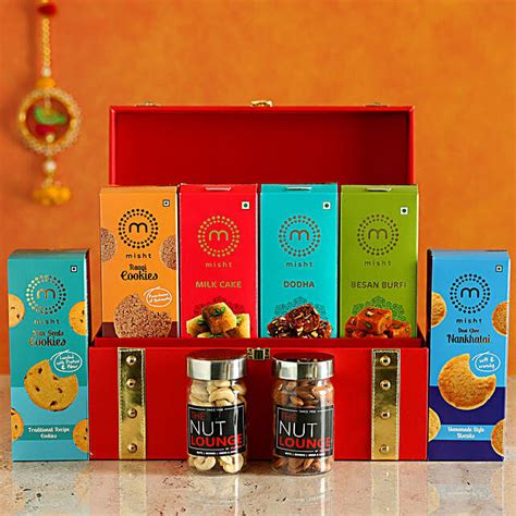 Buy Send Assorted Misht Dry Fruits Sweet Treats Diwali Hamper Online FNP