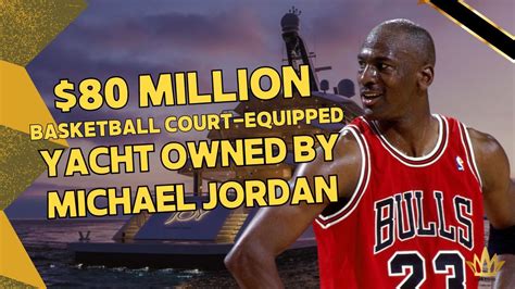 80 Million Basketball Court Equipped Yacht Owned By Michael Jordan