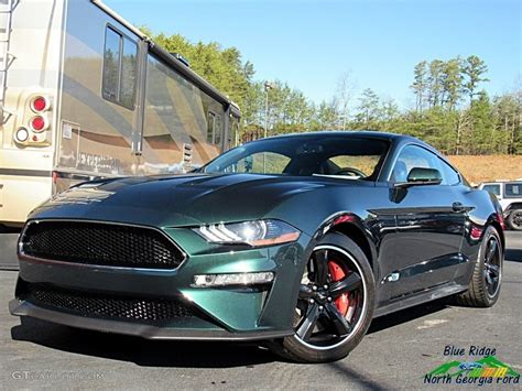 Dark Highland Green Ford Mustang Bullitt Gtcarlot