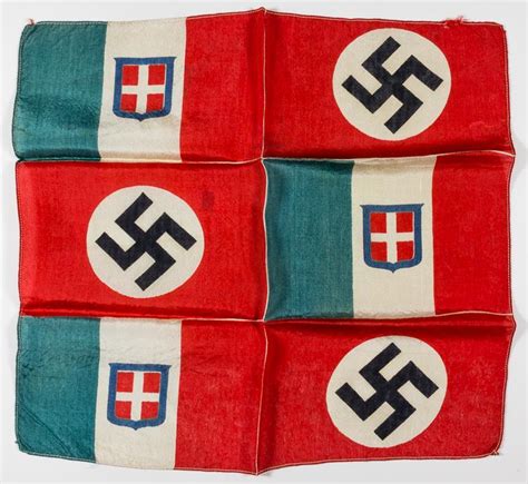 Lot Italian And German Patriotic Handkerchief Current Bid