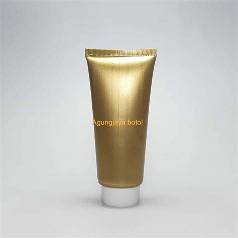 Jual Tube Cream Gr Emas Tutup Ulir Flat Tube Plastik Tube