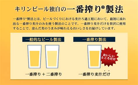 キリン一番搾り生ビール 神戸工場産 一番搾り生ビール 500ml×24缶（1ケース） キリンビール 神戸市 お酒 ビール ギフト E1208