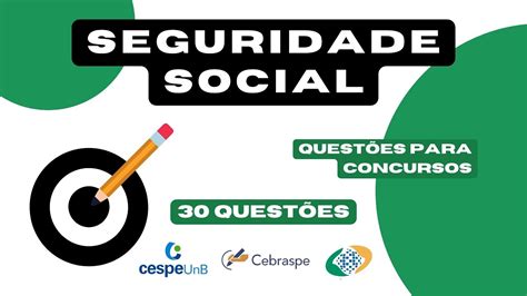 Quest Es Seguridade Social Lei Concursos Estudar