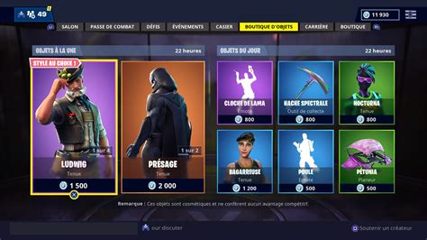 Boutique Fortnite Du Octobre Pr Sage Et Ludwig Dexerto Fr