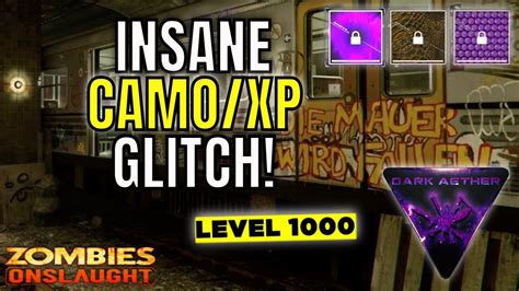 New Insane Camo Xp Glitch Level Up Fast In Cold War Zombies