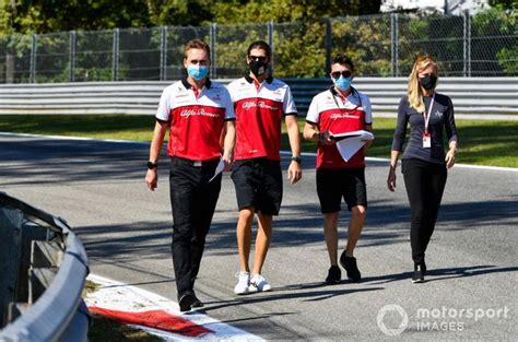 Antonio Giovinazzi Alfa Romeo Racing in Gran Premio d Italia 2020 giovedì