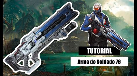 Diy Como Fazer A Arma Do Soldado 76 Overwatch Kmaker Tutorial