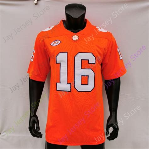 2021 2020 New NCAA Clemson Tigers Jerseys 16 Trevor Lawrence College ...