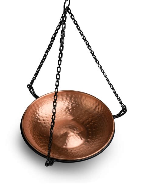 Monarch Abode 17065 Hanging Hammered Copper Bird Bath | eBay