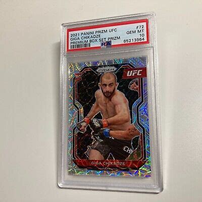 Giga Chikadze 2021 Panini Prizm UFC Premium Box Set Scope Card 33 99