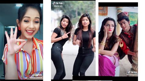 Top 5 Indian Beautiful Girl Tik Tok Famous Video Youtube