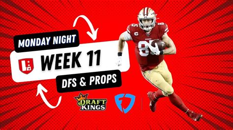 Nfl Week 11 Mnf 49ers Vs Cardinals Classic And Showdown Dfs Picks