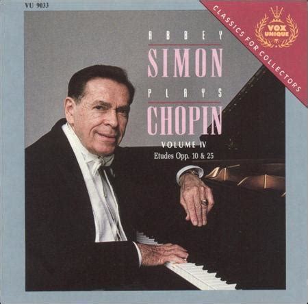 Abbey Simon Plays Chopin Vol Etudes Opp Cd Vox For