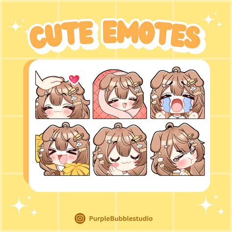 The Visual Language Of Cute Emote Characters Enhancing Streamer