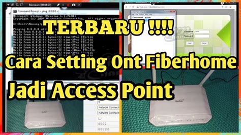 TERBARU Cara Mudah Setting ONT Fiberhome Jadi Access Point YouTube