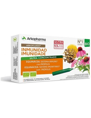 Comprar Arkofluido Inmunidad Echinacea Con Propolis Bio 20 Ampollas 15