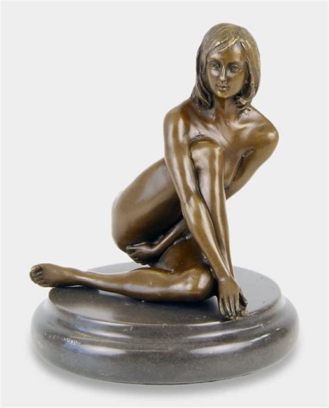 Sitting Nude Bronze Sculpture Bronze Sculpture Art