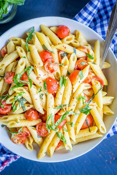 One Pot Creamy Vegan Caprese Pasta 30 Minute