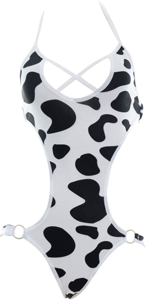Amazon Yomorio Womens Sexy Anime Cow Bikini Lingerie Lolita Japanese Cosplay Underwear