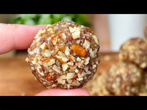 Bolas de Energia 2 Ingredientes Remédio para a saúde perfeito para o