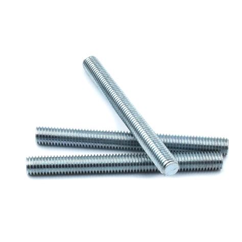 Carbon Steel Din Zinc Plated Stud Bolt And Nut Threaded Rods