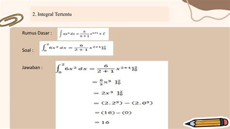 Integral Fungsi Integral Substitusi Integral Parsial Ppt