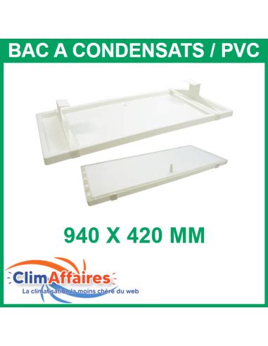 Bac Condensats En Pvc Pour Unit Ext Rieure X Mm