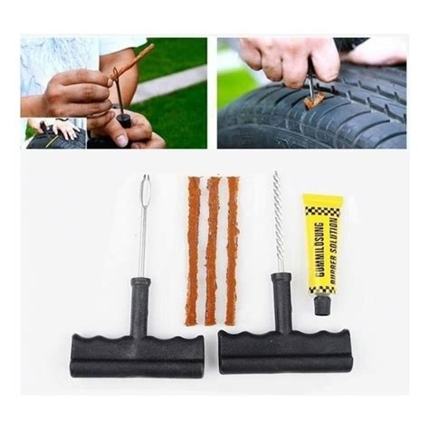 Motosiklet Lastik Tamir Seti Deluxe Tire Plug Kiti Motor Fiyatı