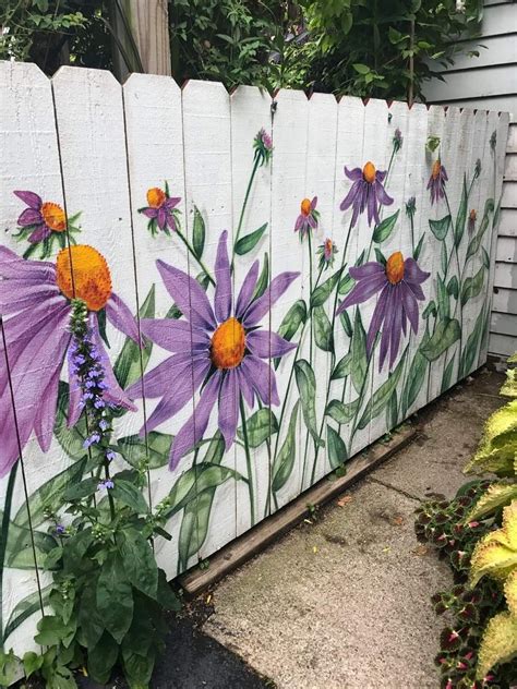 30 fence painting ideas backyard fence painting ideas – Artofit