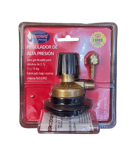 Regulador Sercogas De Alta Presion C Adaptador Blister Sg Bl Socodima Cl